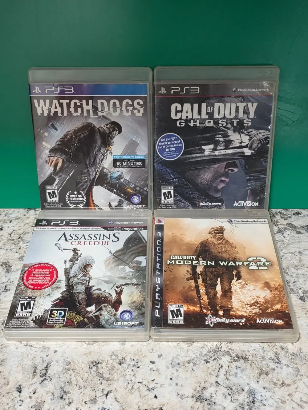 Lots of 4 PlayStation3 games bundle
